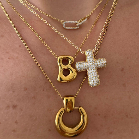 Forever Blessed Cross Necklace - EVRYJEWELS