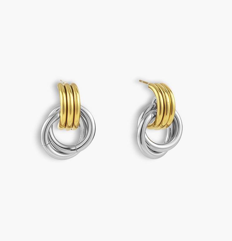 Interlock Earrings - EVRYJEWELS