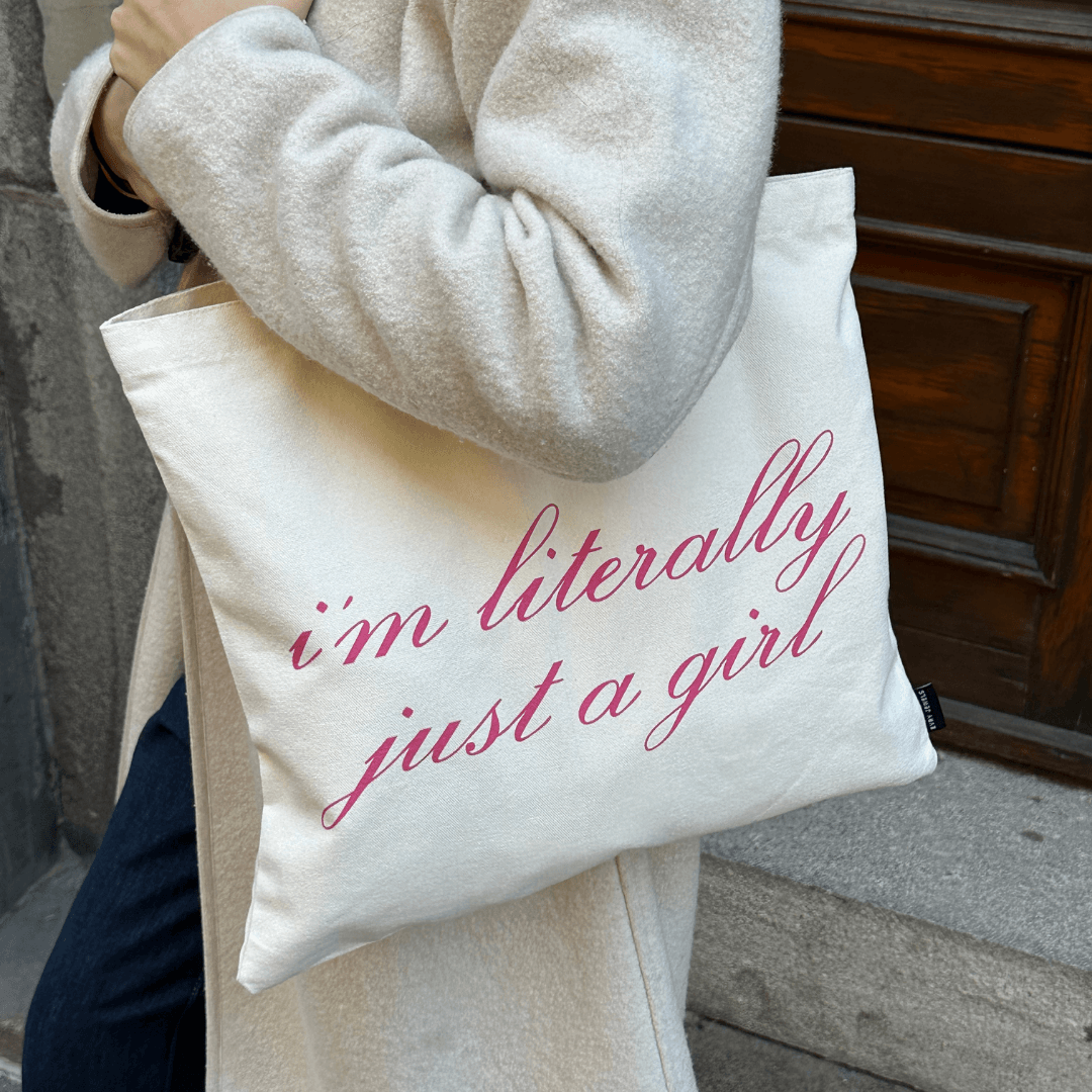 Just A Girl Tote Bag - EVRYJEWELS
