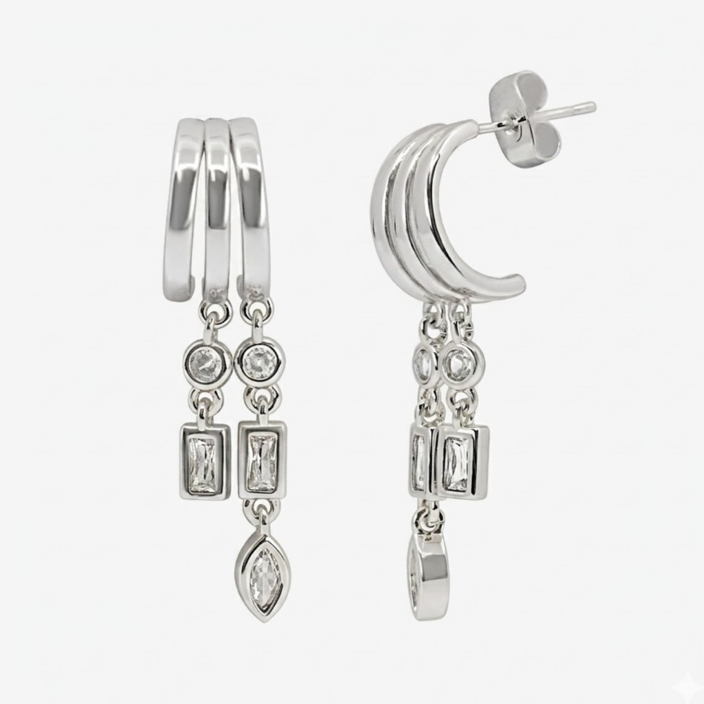 Icy Chain Earrings - EVRYJEWELS
