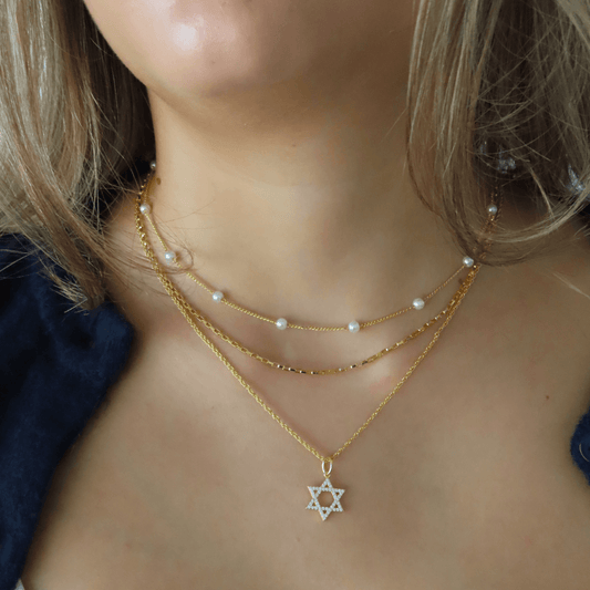Star of David Necklace - EVRYJEWELS