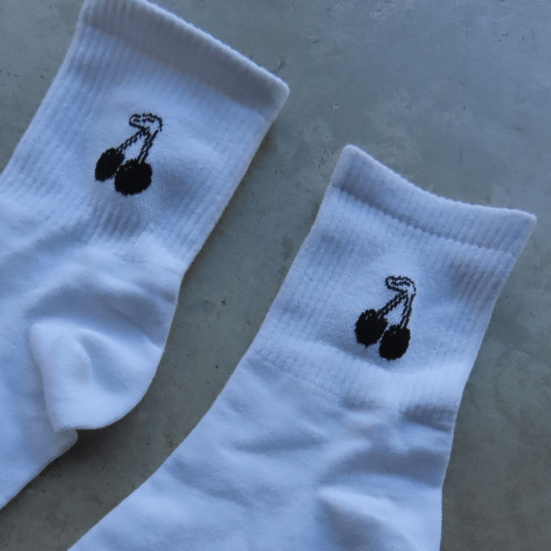 Sweet Cherry Socks - EVRYJEWELS