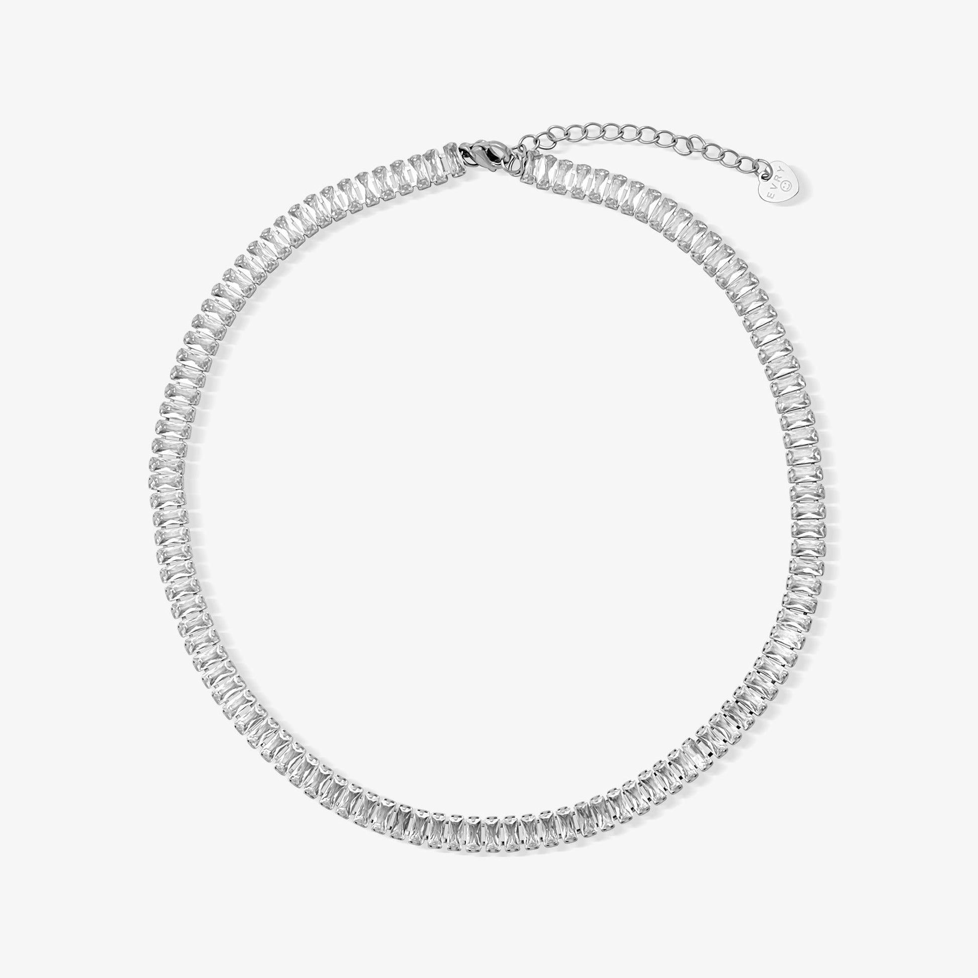 Frost Beam Tennis Necklace - EVRYJEWELS