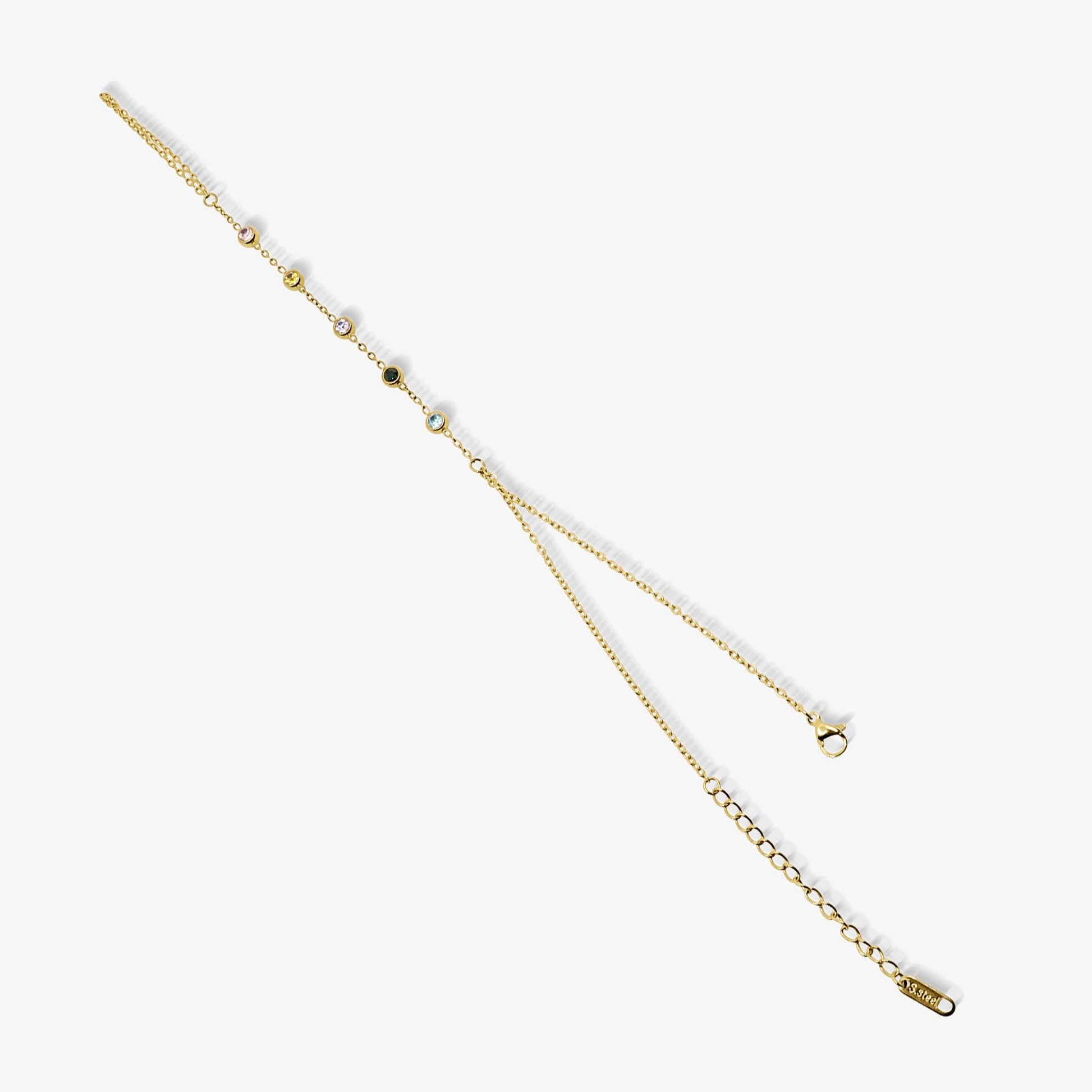 Prism Multicolor Hand Chain - EVRYJEWELS