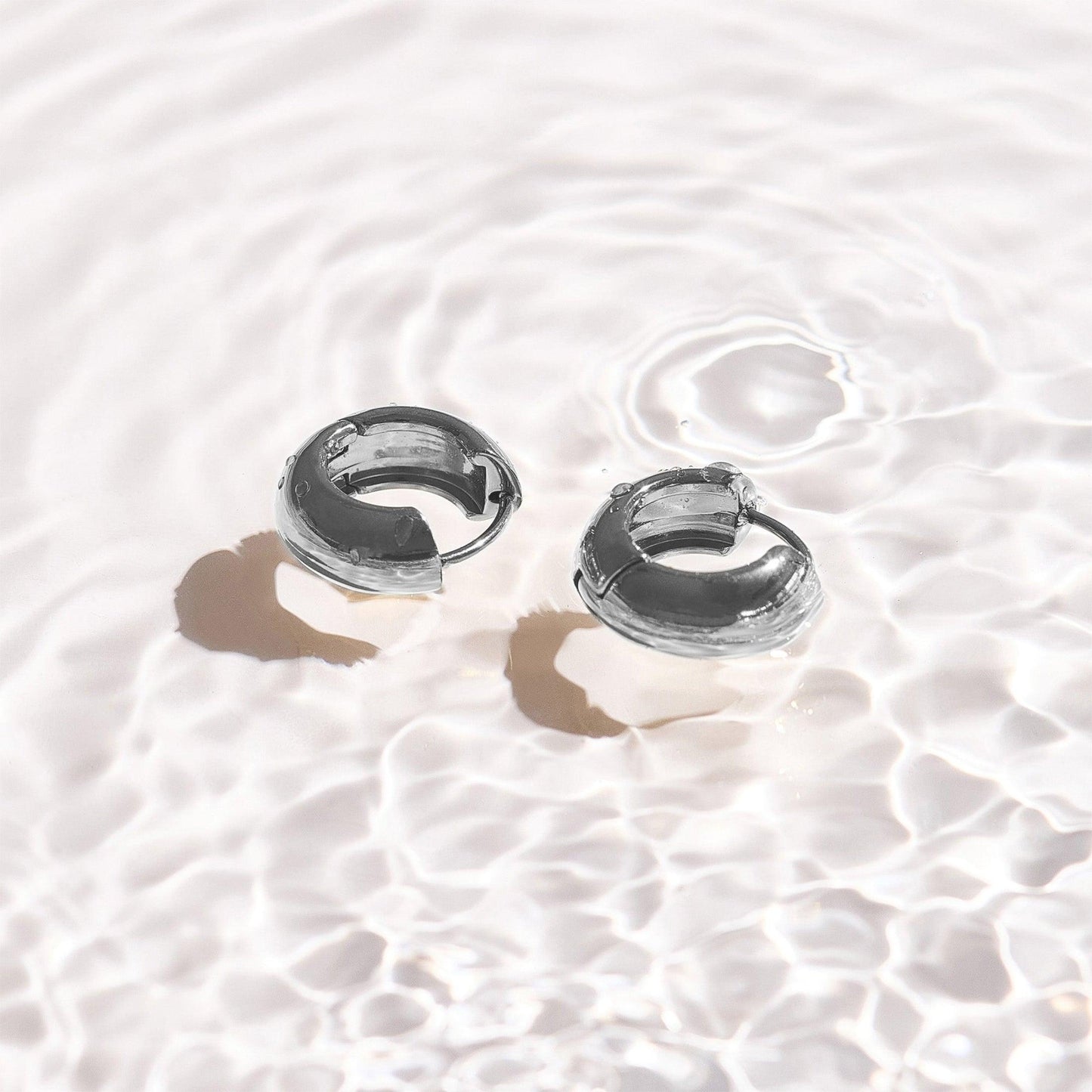 Chunky Mini Hoop Earrings - EVRYJEWELS