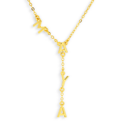 Custom/Personalized Name Drop Necklace - EVRYJEWELS