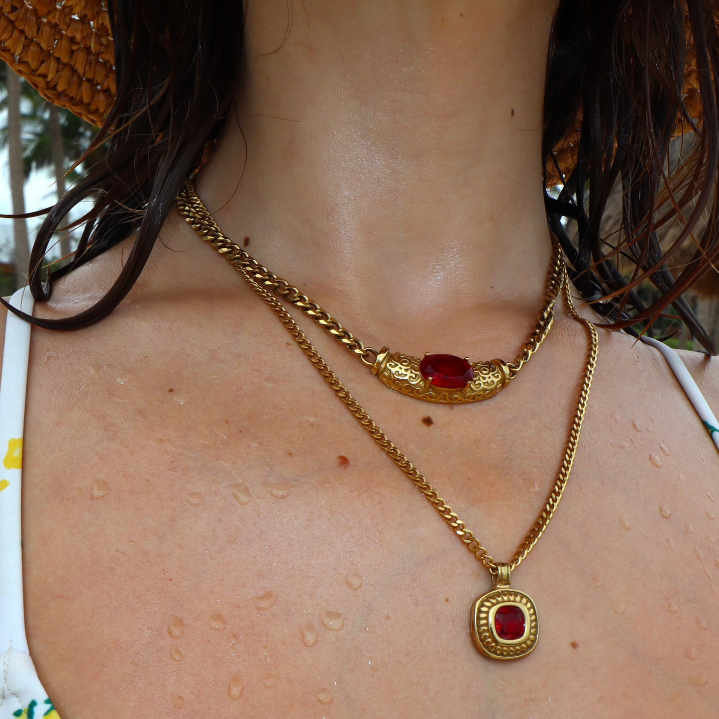 Aphrodite Love Stone Necklace - EVRYJEWELS