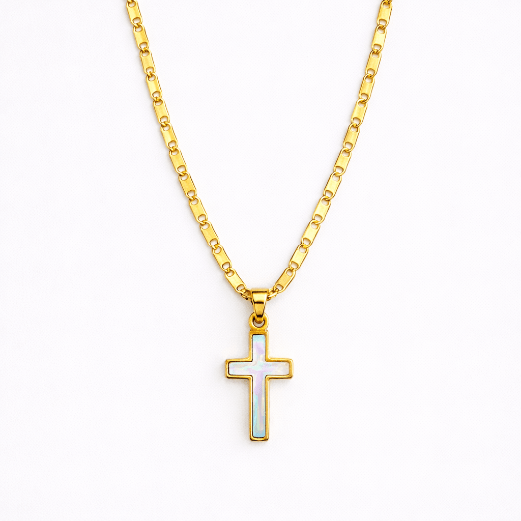 Aura Cross Necklace - EVRYJEWELS