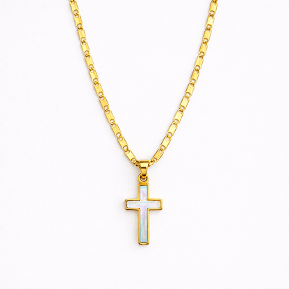 Aura Cross Necklace - EVRYJEWELS