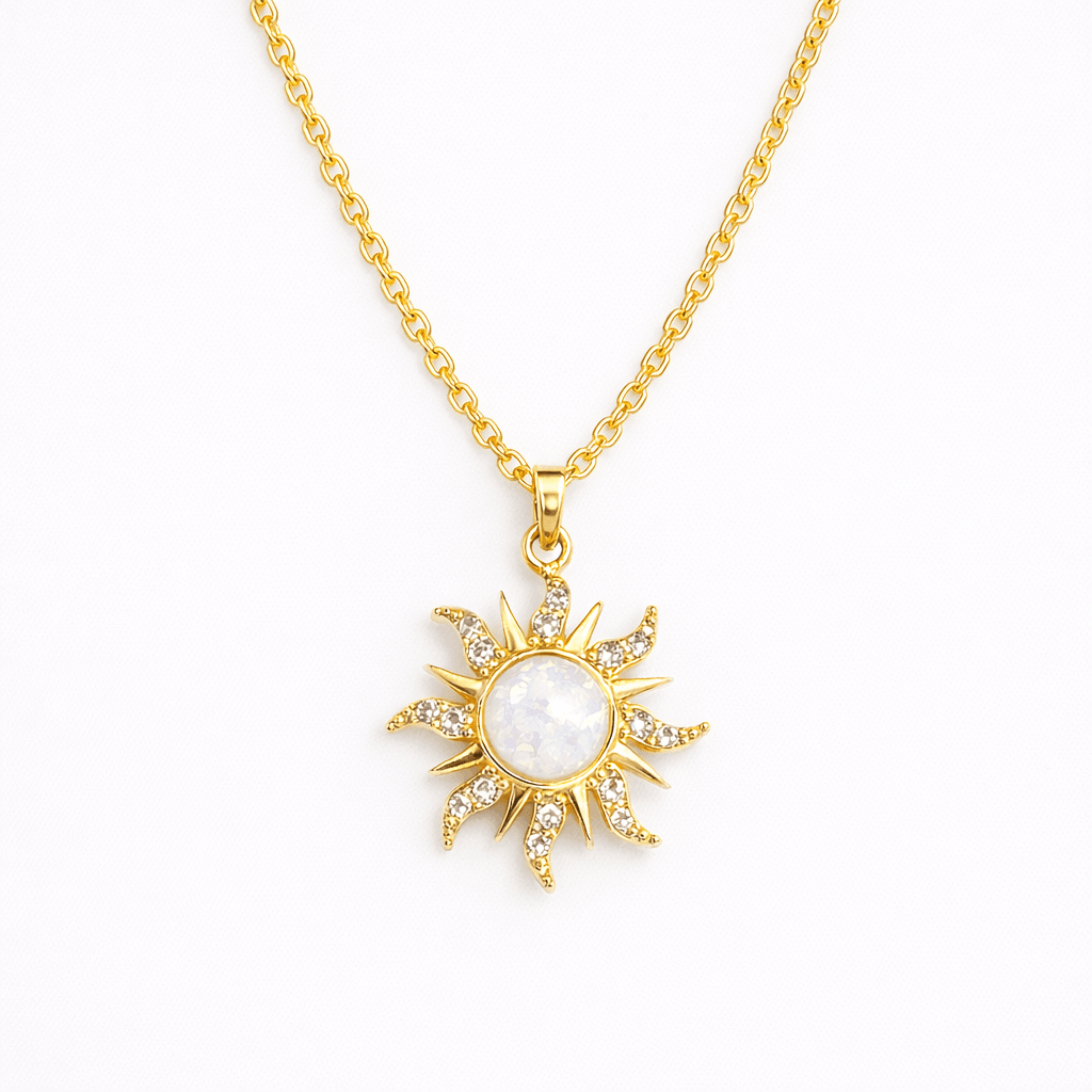 Aurora Sun Necklace - EVRYJEWELS