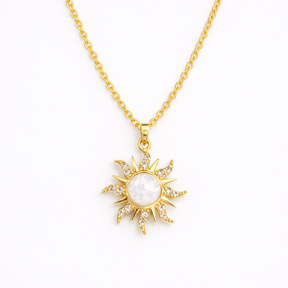 Aurora Sun Necklace - EVRYJEWELS