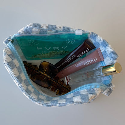 Checkered Toiletry Bag - EVRYJEWELS