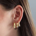 Chunky Hoop Bundle : 3 Piece Earring Bundle - EVRYJEWELS