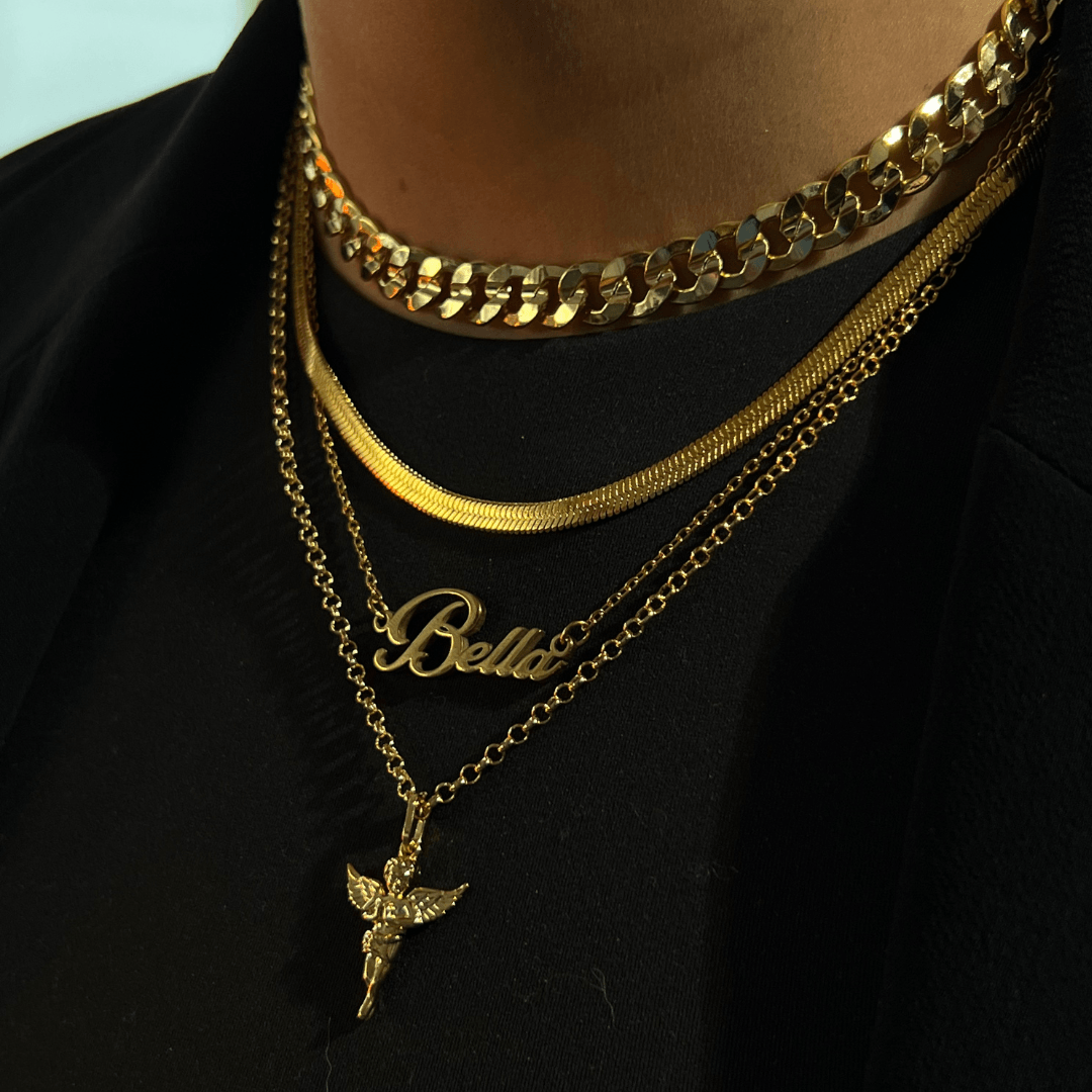 Custom/Personalized Nameplate Necklace - EVRYJEWELS