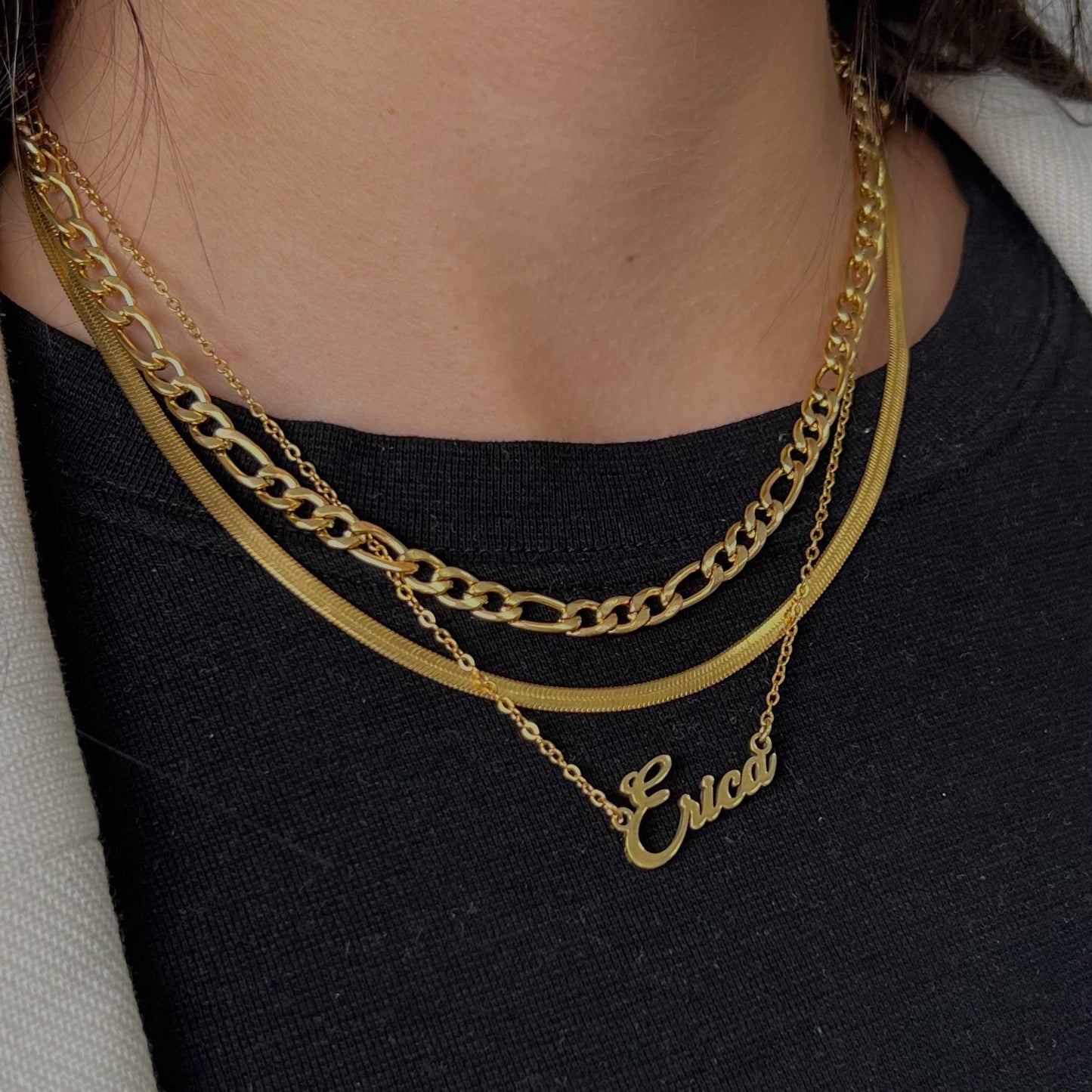 Custom/Personalized Nameplate Necklace - EVRYJEWELS