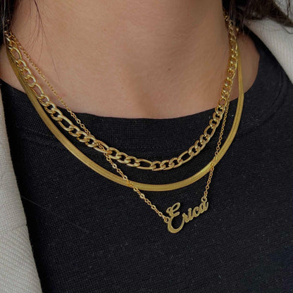 Custom/Personalized Nameplate Necklace - EVRYJEWELS
