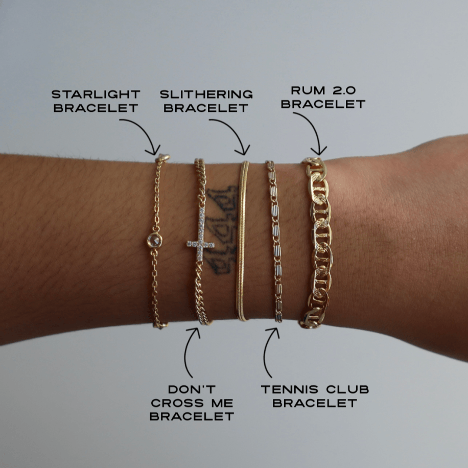 Don't Cross Me Bracelet - EVRYJEWELS