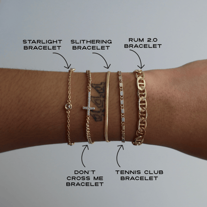 Don't Cross Me Bracelet - EVRYJEWELS