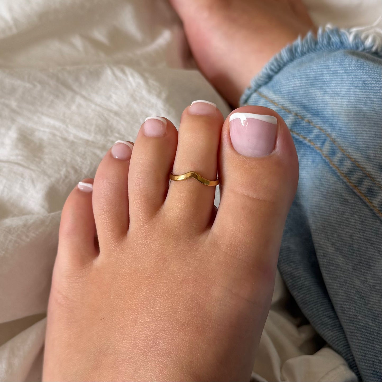 Glow Mix 3-Piece Toe Rings Set - EVRYJEWELS