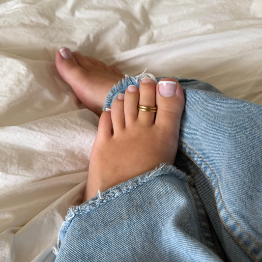 Bold Babe 2-Piece Toe Rings Set - EVRYJEWELS