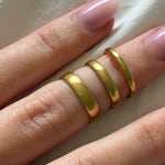 Bare Glow 3-Piece Pinky Rings Set - EVRYJEWELS