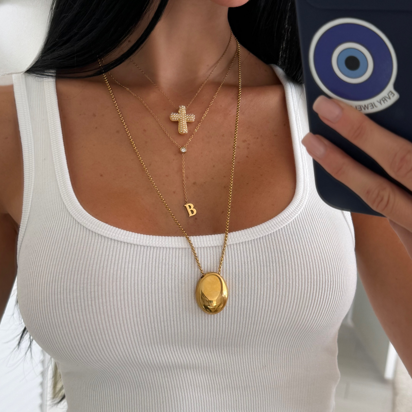 Forever Blessed Cross Necklace - EVRYJEWELS
