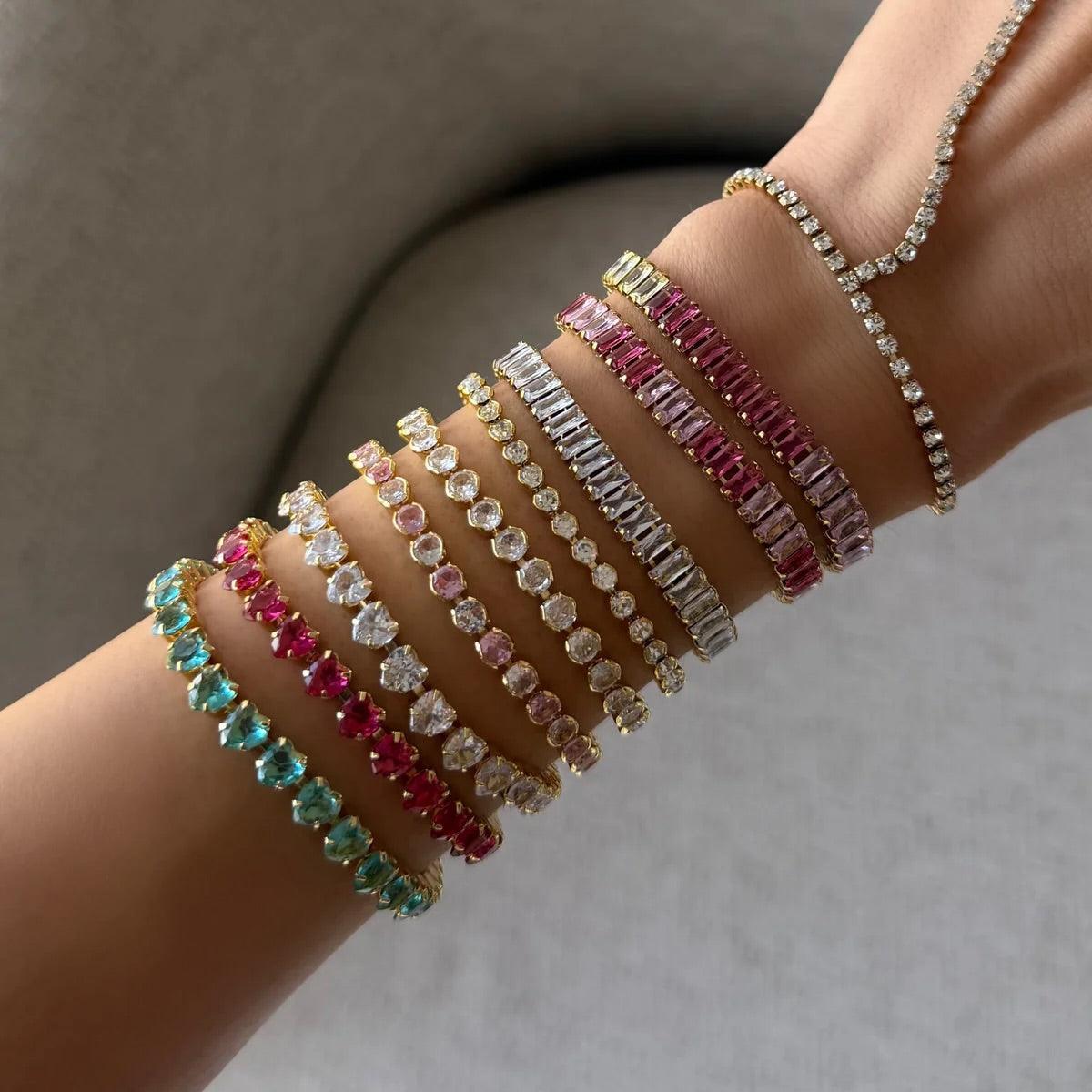 High-Shine Tennis Bracelet - EVRYJEWELS