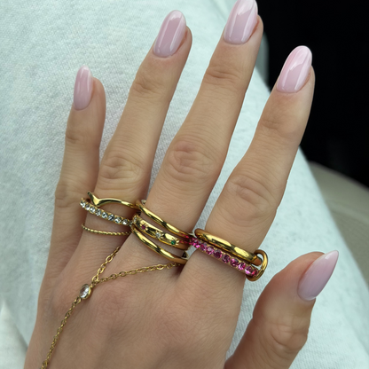Lulu Stacked Ring - EVRYJEWELS