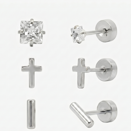 Flat Back Earrings Set Collection - EVRYJEWELS
