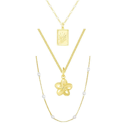 Glow Up Bundle : 3 Piece Necklace Bundle - EVRYJEWELS