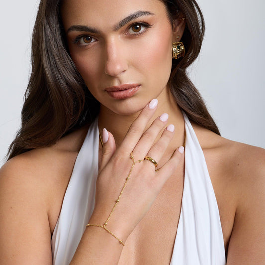 Gold Coast Hand Chain - EVRYJEWELS