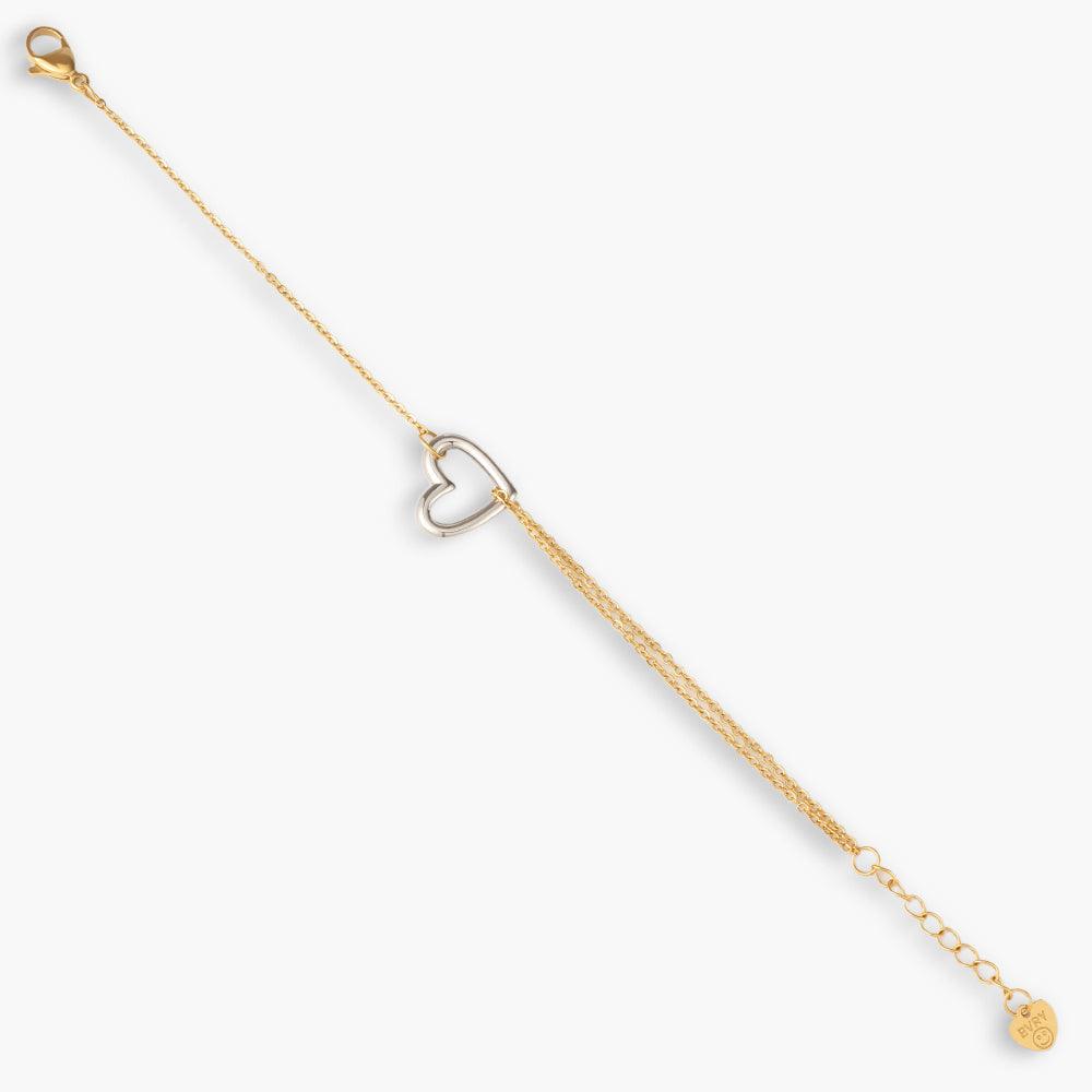 Heartlink Bracelet - EVRYJEWELS