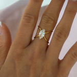 Teardrop Crush Ring - EVRYJEWELS