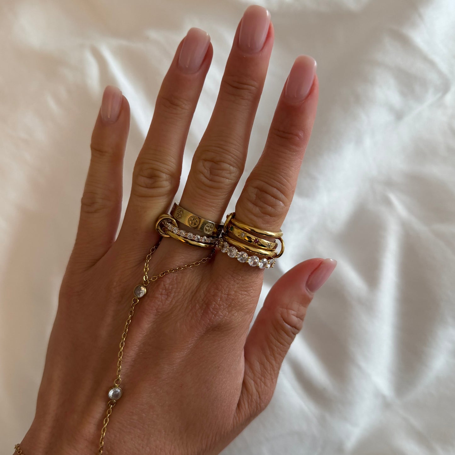 Lulu Stacked Ring - EVRYJEWELS