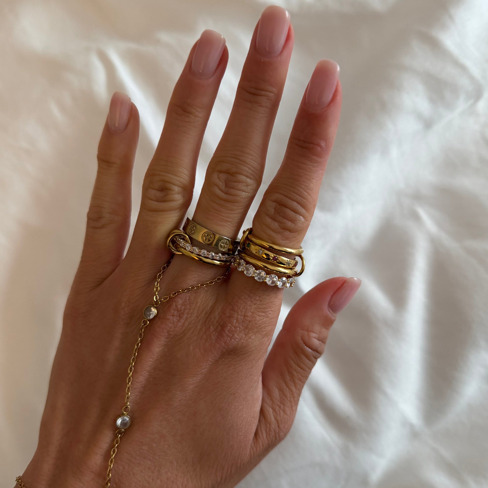 Lulu Stacked Ring - EVRYJEWELS