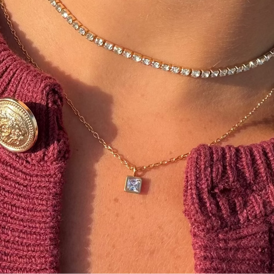 Faye Birthstone Necklace - EVRYJEWELS