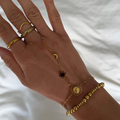 Sunny Daze Hand Chain - EVRYJEWELS