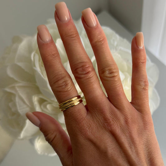Shimmer Ring Set - EVRYJEWELS