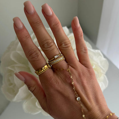 She's a Diva Stacked Ring - EVRYJEWELS