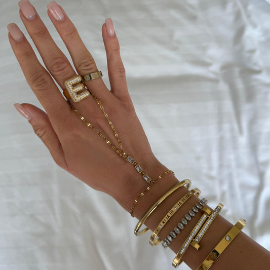 Golden Babe Hand Chain - EVRYJEWELS