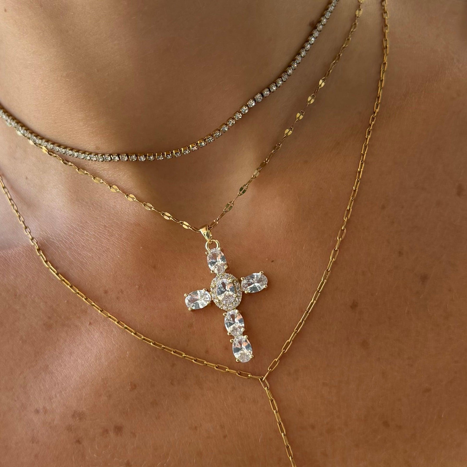 Nena Tennis Necklace - EVRYJEWELS