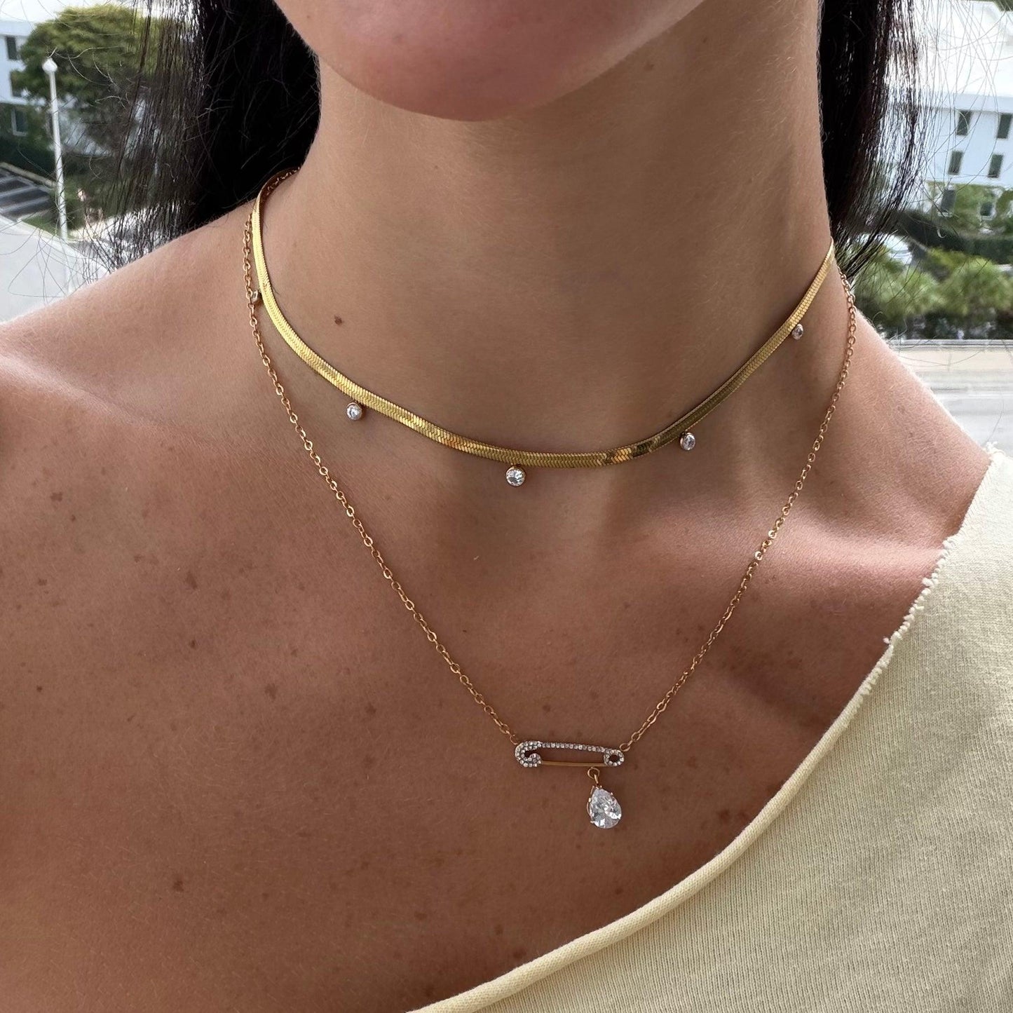 Glow Dots Choker Necklace - EVRYJEWELS