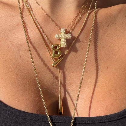 Forever Blessed Cross Necklace - EVRYJEWELS