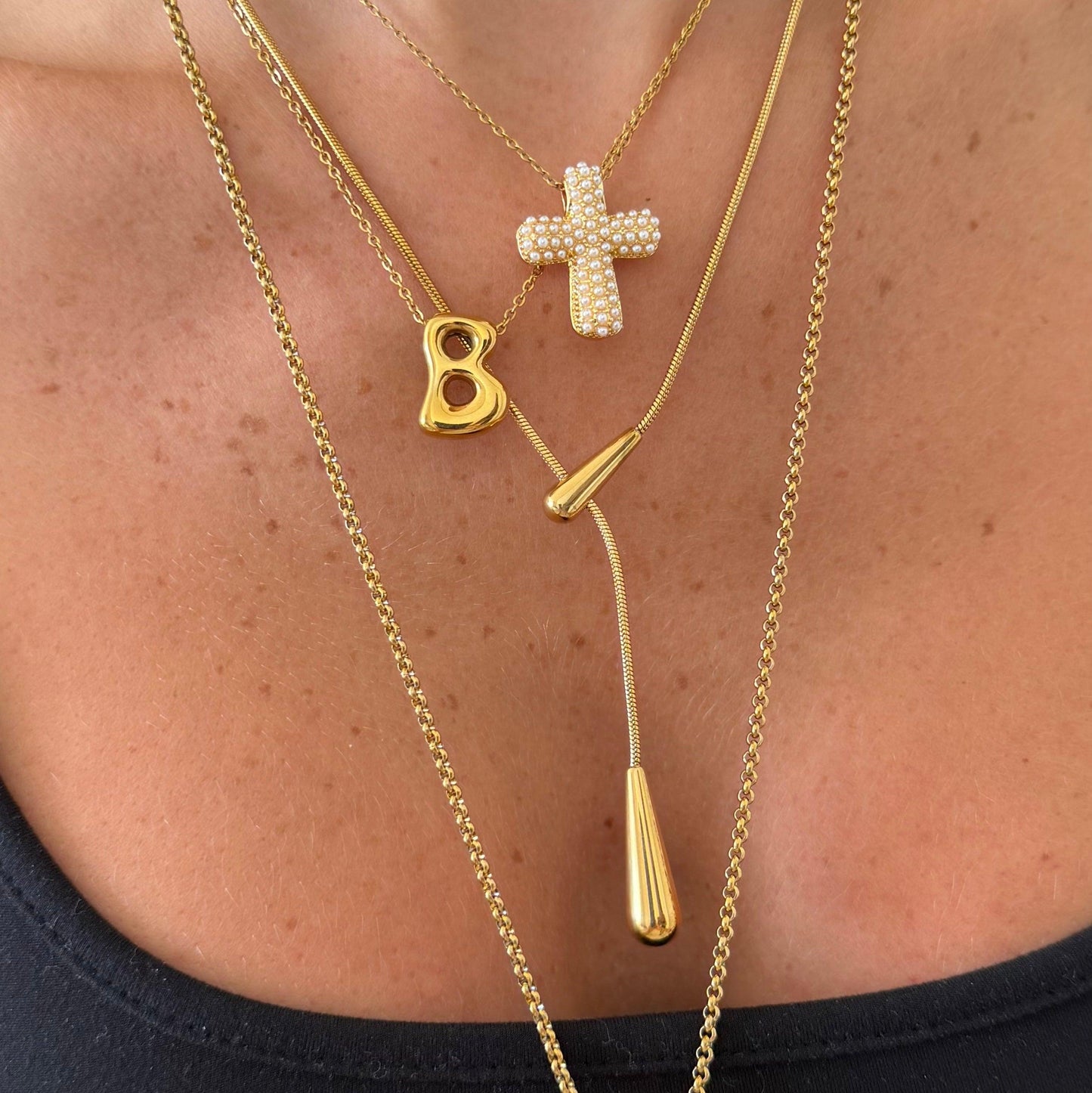 Forever Blessed Cross Necklace - EVRYJEWELS