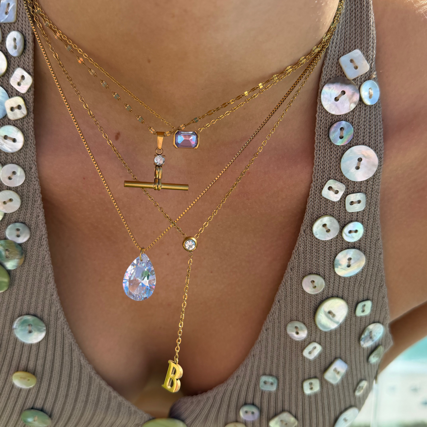 Love Letter Lariat Necklace - EVRYJEWELS