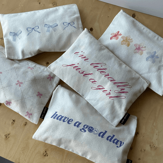 Just A Girl Toiletry Bag - EVRYJEWELS