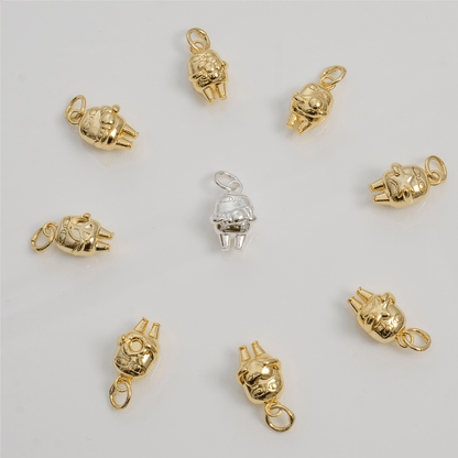 Ketnipz Bean Donut Charm - EVRYJEWELS