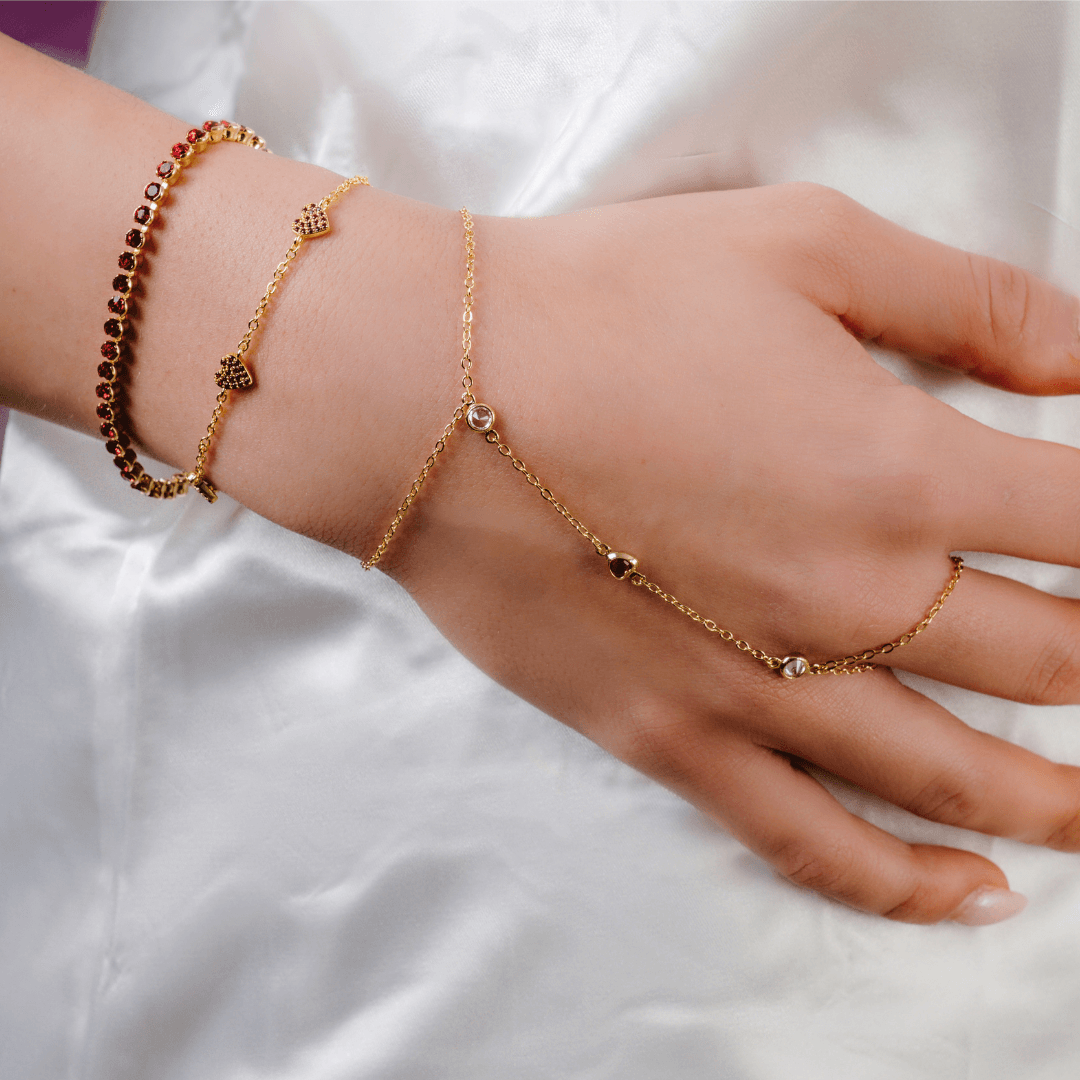 Love Language Hand Chain - EVRYJEWELS