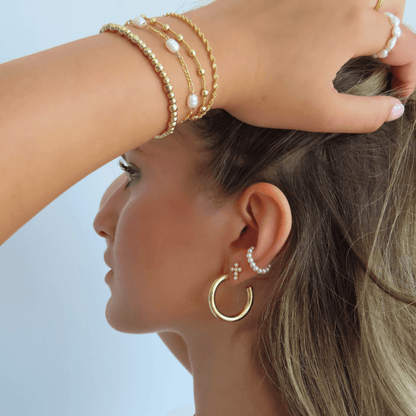 Sacred Pearl Earrings - EVRYJEWELS