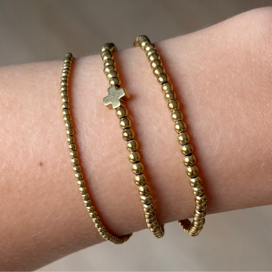 Faith Glow Beaded Bracelet 3 Piece Set - EVRYJEWELS